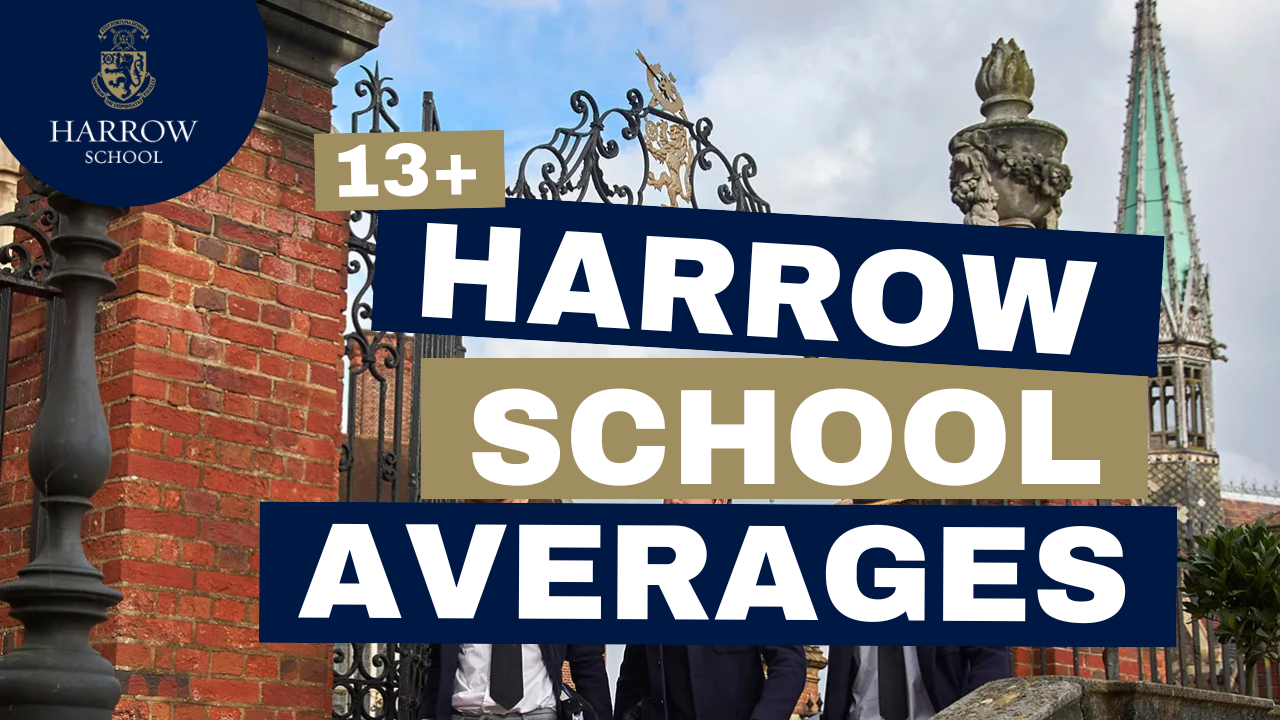 Harrow School entrance with 13+ averages