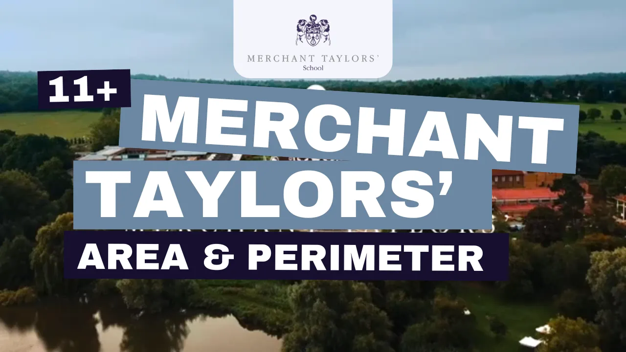 Merchant Taylors' School 11+ area and perimeter