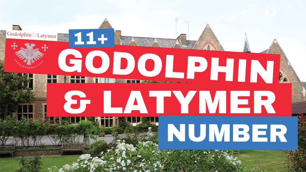 Godolphin and Latymer School 11+ Maths Number Question