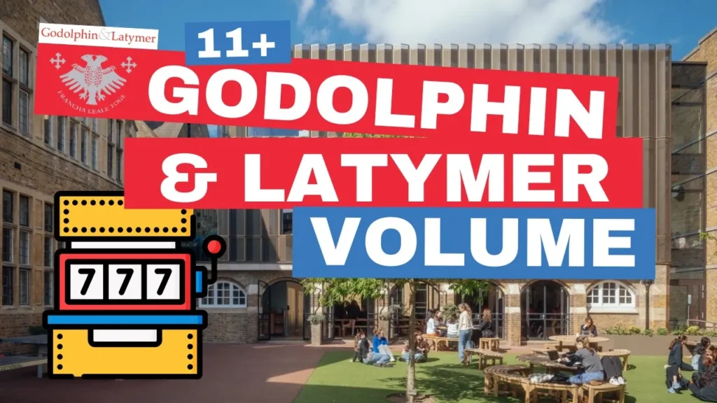 Godolphin and Latymer School 11+ Maths Volume Question