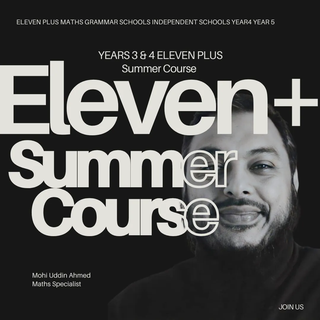 Free 11+ Maths Summer Course Mohi Intro