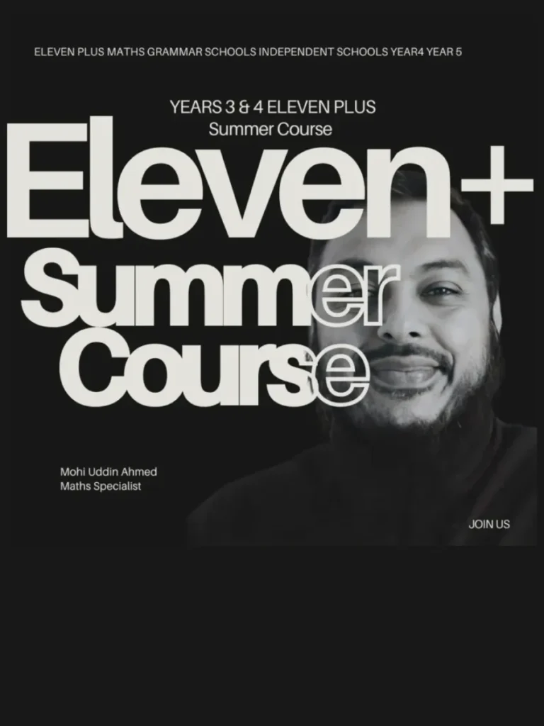 Eleven Plus Summer Course - 11+ Maths Summer Course