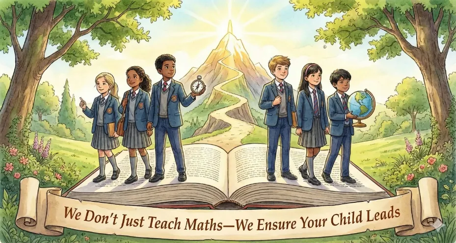 We Don't Just Teach Maths—We Ensure Your Child Leads