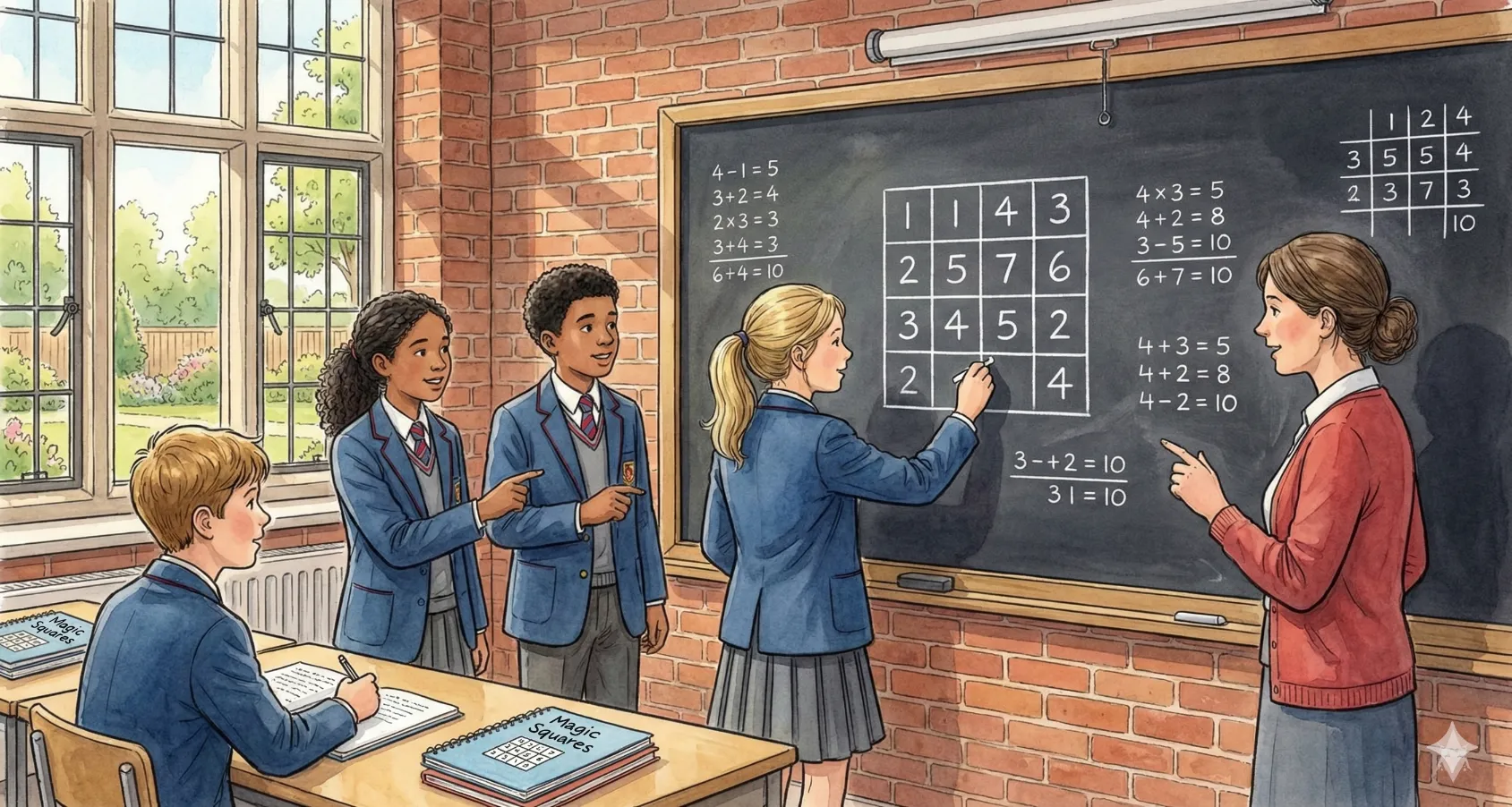 11+ Magic Squares Maths Questions